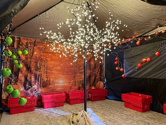 Fall Farm Fun Tent Adventure